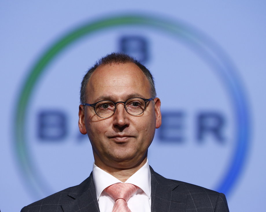 Werner Baumann, the CEO of Bayer AG.