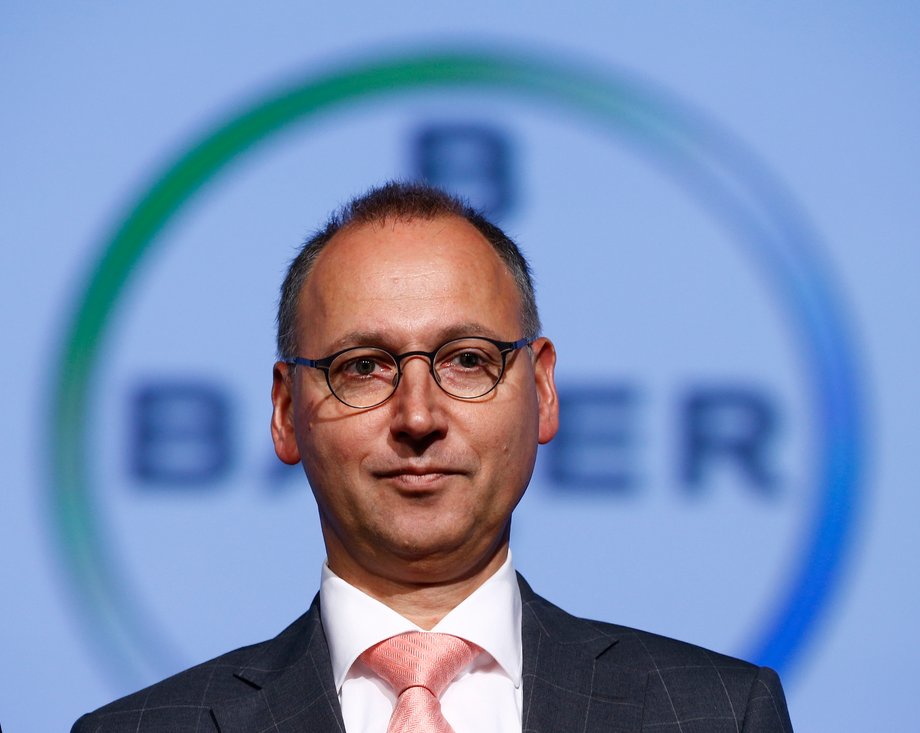 Werner Baumann, the CEO of Bayer AG.