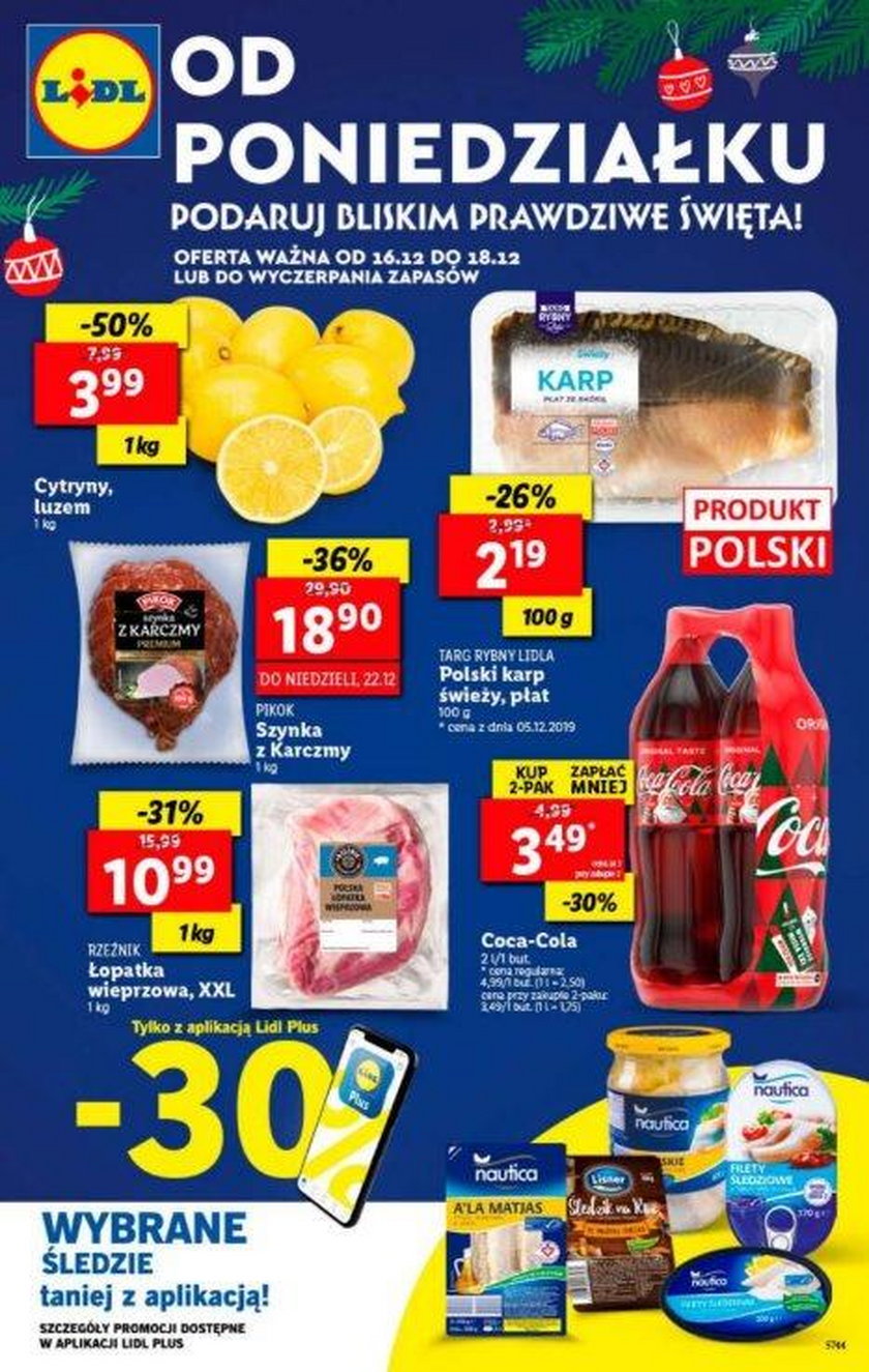 Lidl - oferta promocyjna 16-18 grudnia 2019