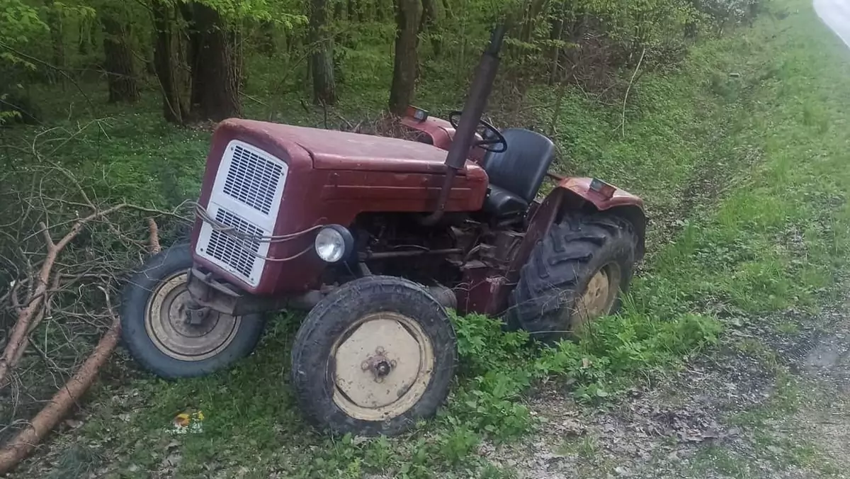 Traktor, pod który wpadł 29-latek