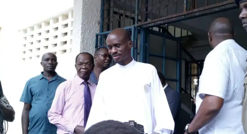 Pastor Ezekiel Odero shortly after being arrested in Mombasa