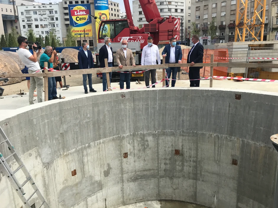 Postavljanje spomenika Stefanu Nemanji