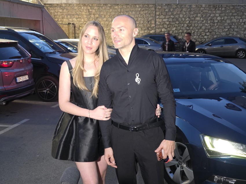 Aca Sofronijević  sa ženom Kosanom