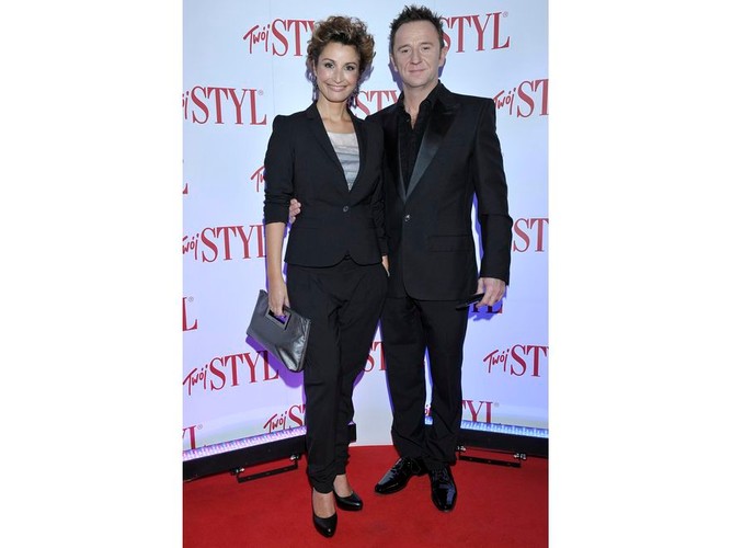 Serialowi Kasia i Tomek długo ukrywali przed światem swoje uczucia. Teraz są rodzicami bliźniaków a to, jak dobraną parę tworzą, widać  również w ich kreacjach