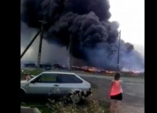 Chwile tuż po katastrofie malezyjskiego boeinga. Nieznane wideo