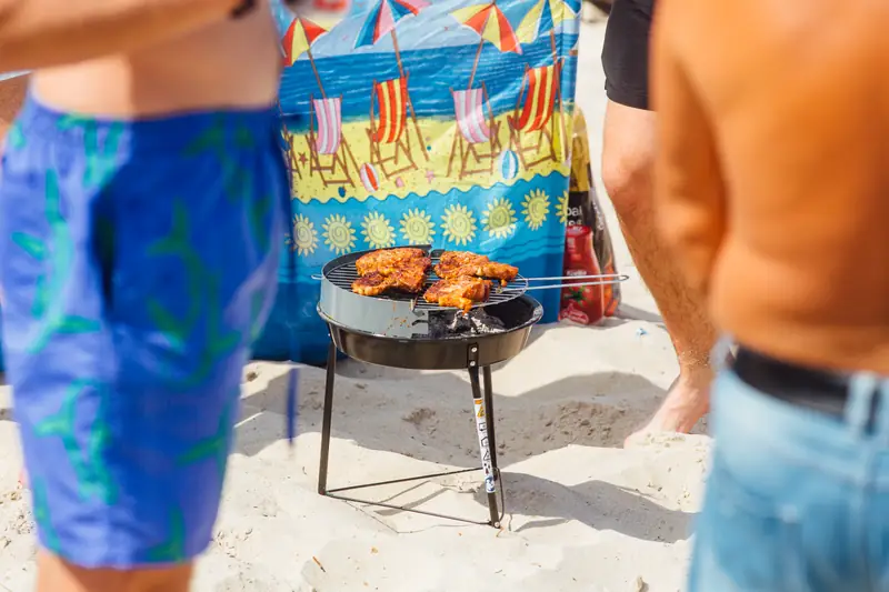 Parawany na plaży głównej we Władysławowie