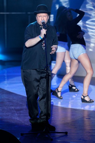 Czarno Czarni podczas koncertu 'Disco pod żaglami'