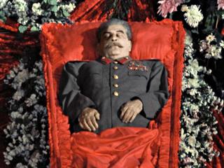 Paying last respects to Josef Stalin