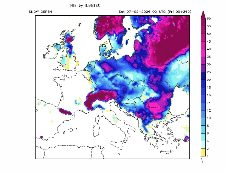Pojedini modeli prognoziraju povratak hladnog talasa oko 6/7. februara