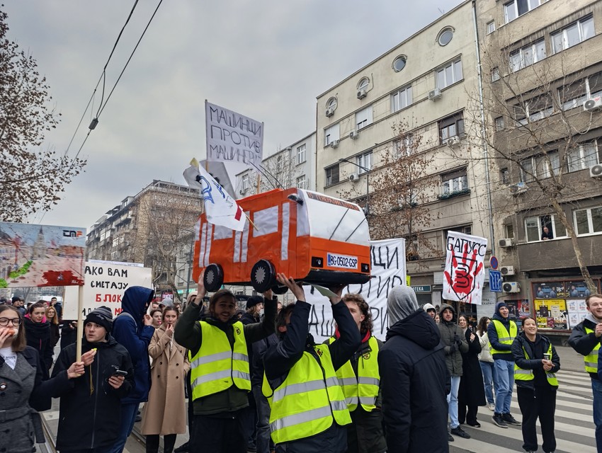 Protest dela radnika GSP