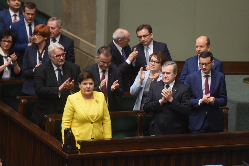 Premier Beata Szydło w Sejmie