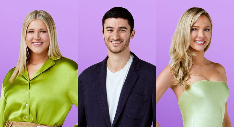 Hannah, Leo, and Brittany are in the cast of Love Is Blind season seven.Adam Rose/Netflix