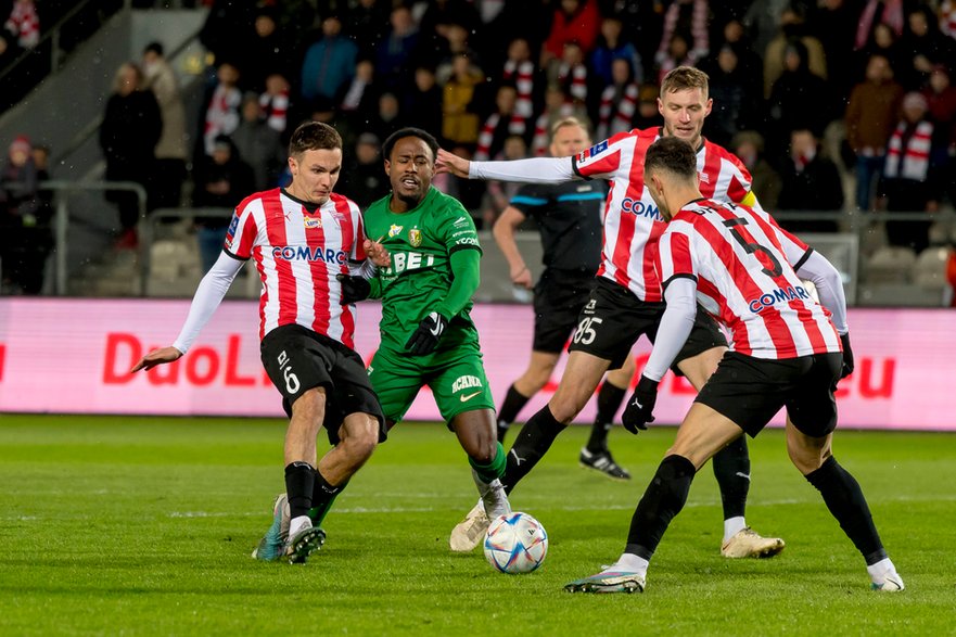 Cracovia - Śląsk (1:1) w 23. kolejce Ekstraklasy