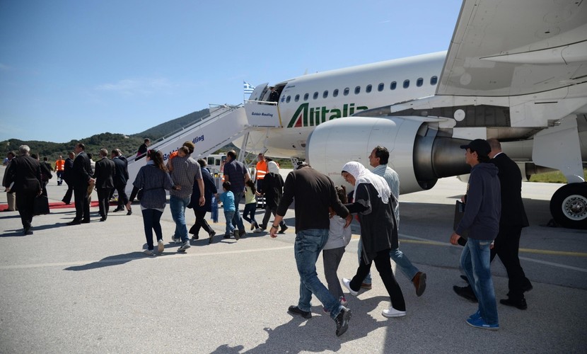 PAPIEŻ FRANCISZEK U UCHODŹCÓW NA LESBOS