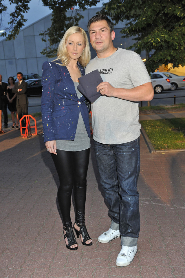 Dariusz Michalczewski z żoną Barbarą