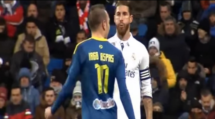 Az ominózus pillanat a Real Madrid - Celta Vigo mérkőzésen /Fotó: Youtube