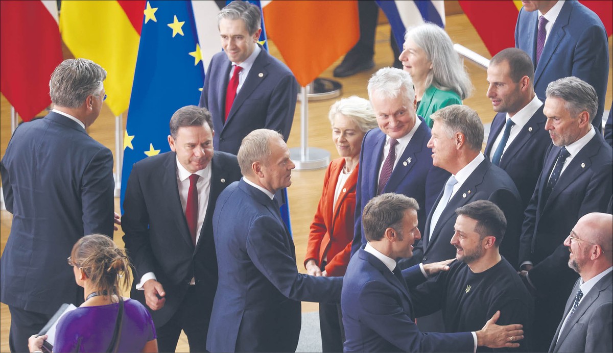 Przywódcy UE podczas ostatniego szczytu w Brukseli
