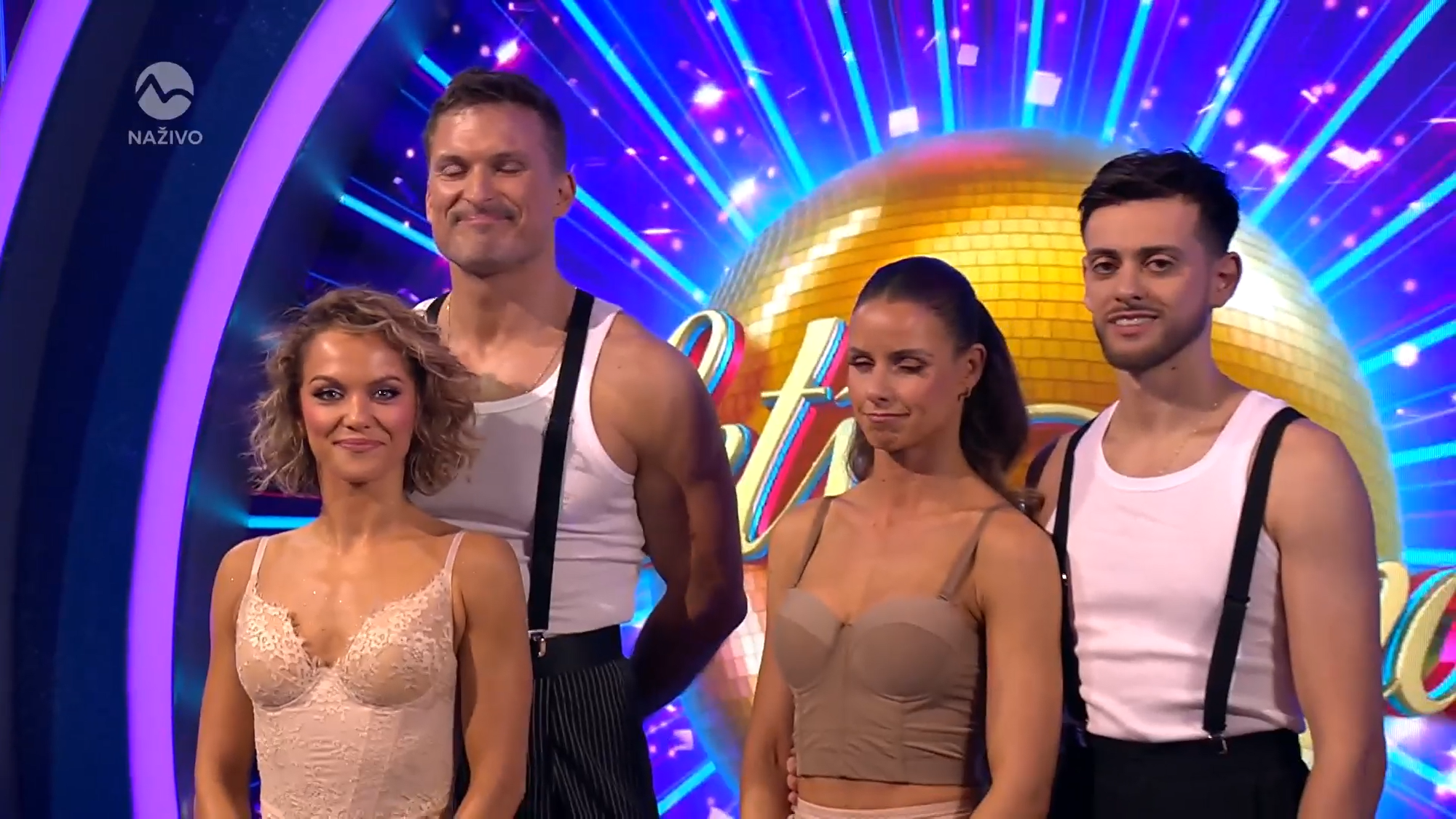 Štvrté kolo 11. série tanečnej šou Let's Dance: Ján Kolenik, Dominika Rošková, Nela Pocisková a Filip Kucman.