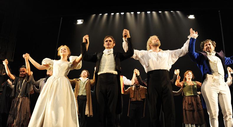Les Miserables in London during its 25th anniversary tour in 2010.