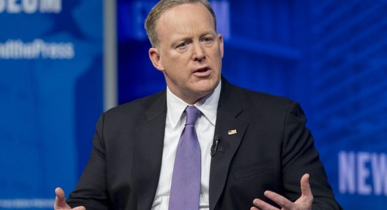 White House press secretary Sean Spicer, under fire for his comments comparing Nazi atrocities to a suspected chemical attack in Syria, says his gaffe was painful