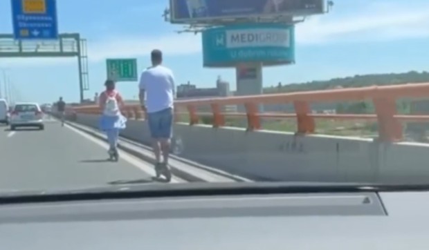 Vožnja električnim trotinetom na Gazeli