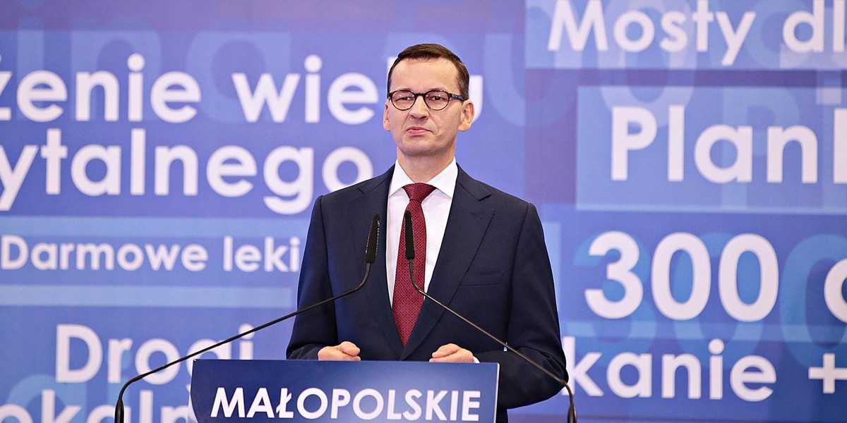 Mateusz Morawiecki na konwencie PiS zapowiedział nową "piątkę", czyli pakiet wsparcia socialnego i ulg dla obywateli