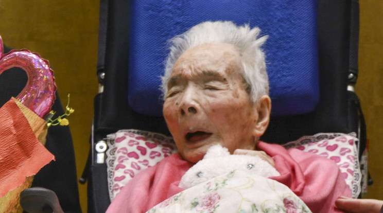 Tacumi Fusza Japánban a legidősebb embernek, az egész világon pedig a második legidősebb nőnek számított / Fotó: Profimedia