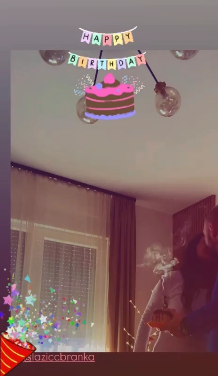 Branka Lazić sa partnerom 