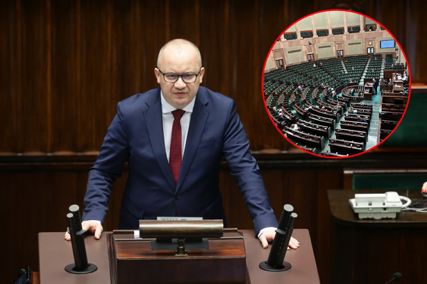 Bodnar przemawiał w Sejmie. Ten obraz mówi wszystko (fot. East News/Patryk Michalski)
