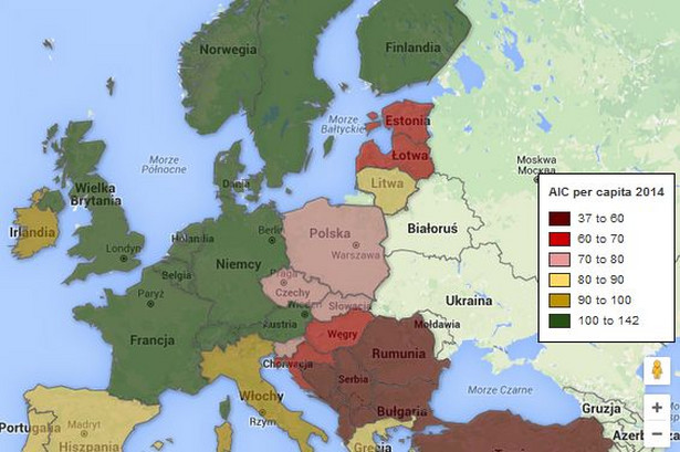 Europejski dobrobyt. Które państwa mają najwyższą konsumpcję w Europie? [MAPA]