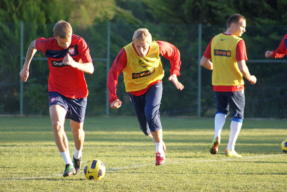 Trening reprezentacji Polski w Portugalii