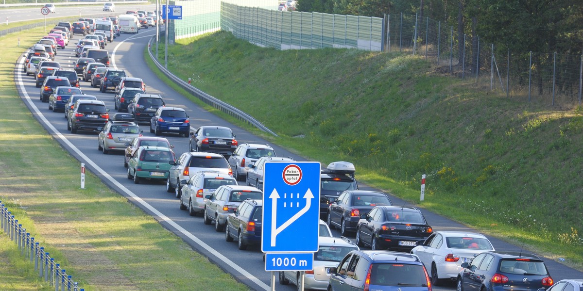 Zakorkowana autostrada