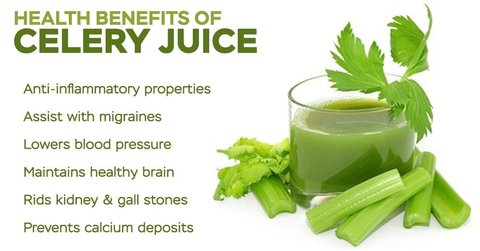 Health benefits of celery juice