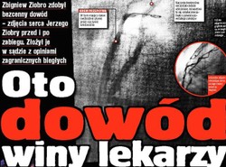 Ziobro: Oto dowód, że lekarze są winni