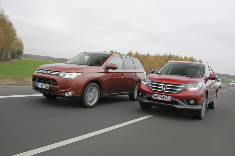 Mitsubishi Outlander kontra Honda CR-V: SUV-y bez zbędnych fajerwerków