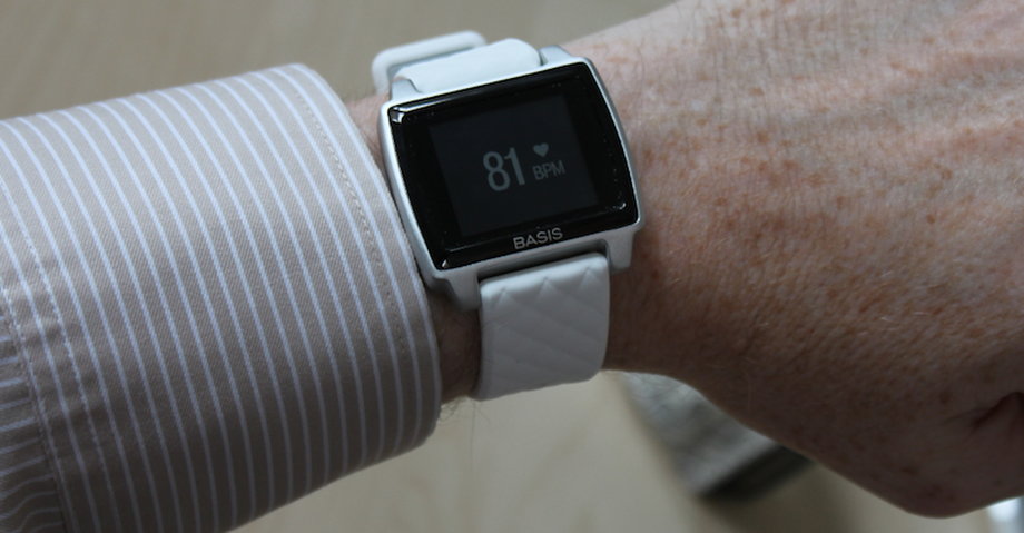 The Basis Peak smartwatch.
