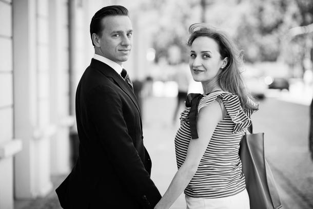 Krzysztof Bosak z żoną Kariną, 1 lipca 2020 r.