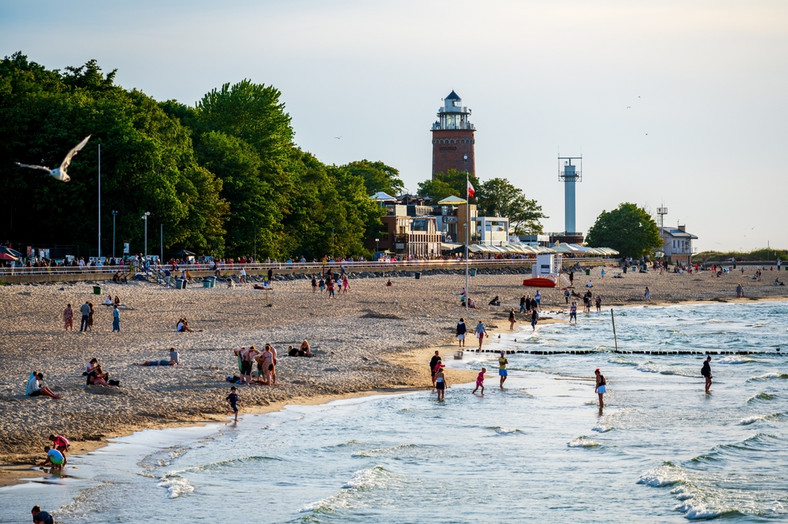 Plaża w Kołobrzegu