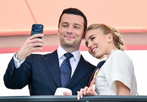 Jordan Bardella i  Princess Maria Carolina of Bourbon
