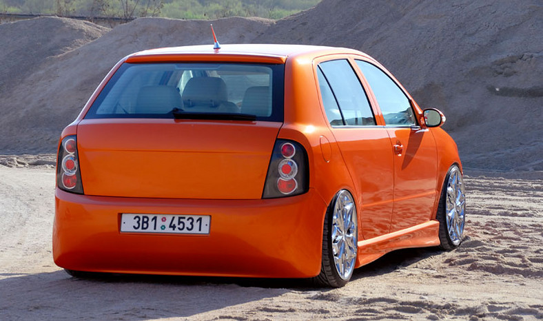 Garaż tunera: Škoda Fabia 1.4 16V – lisek pustynny