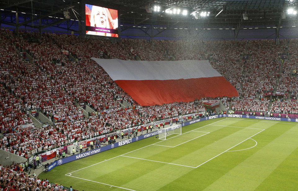 Flaga podczas Euro 2012