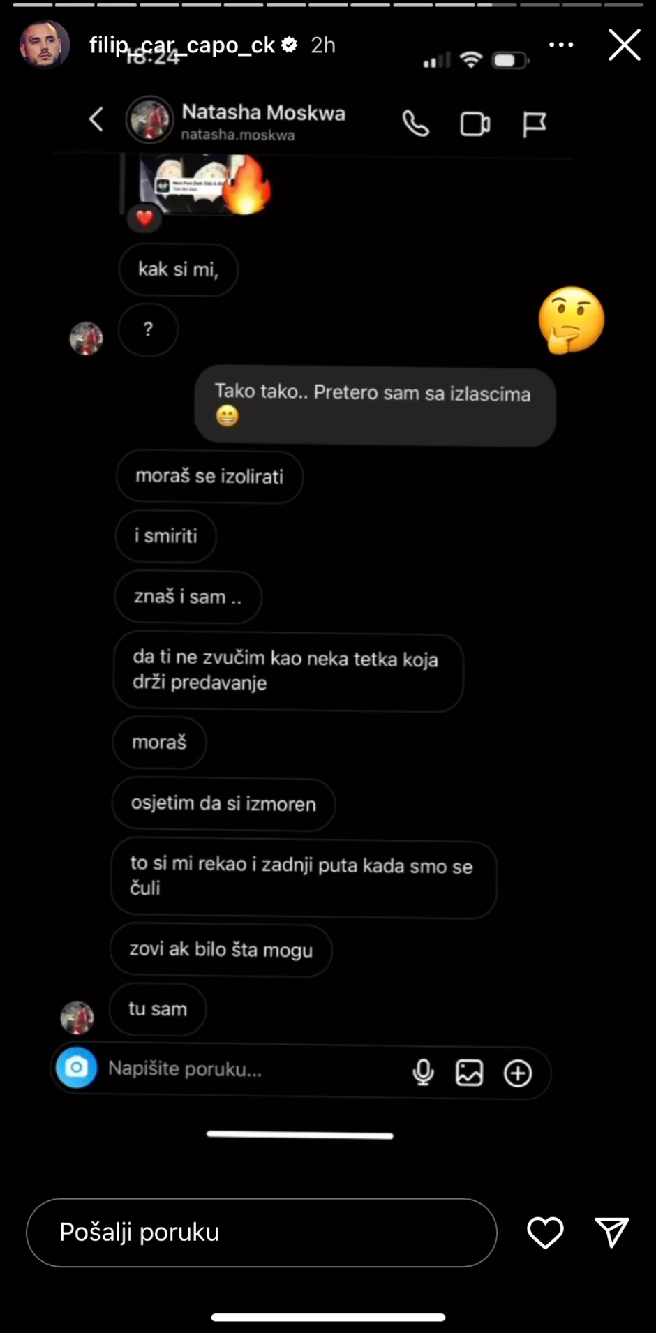 Car objavio poruke koje mu ja Moskva slala