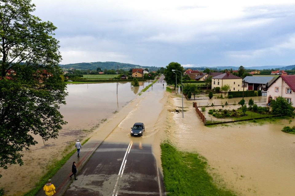 Zalania w Przedmieściu Dubieckim