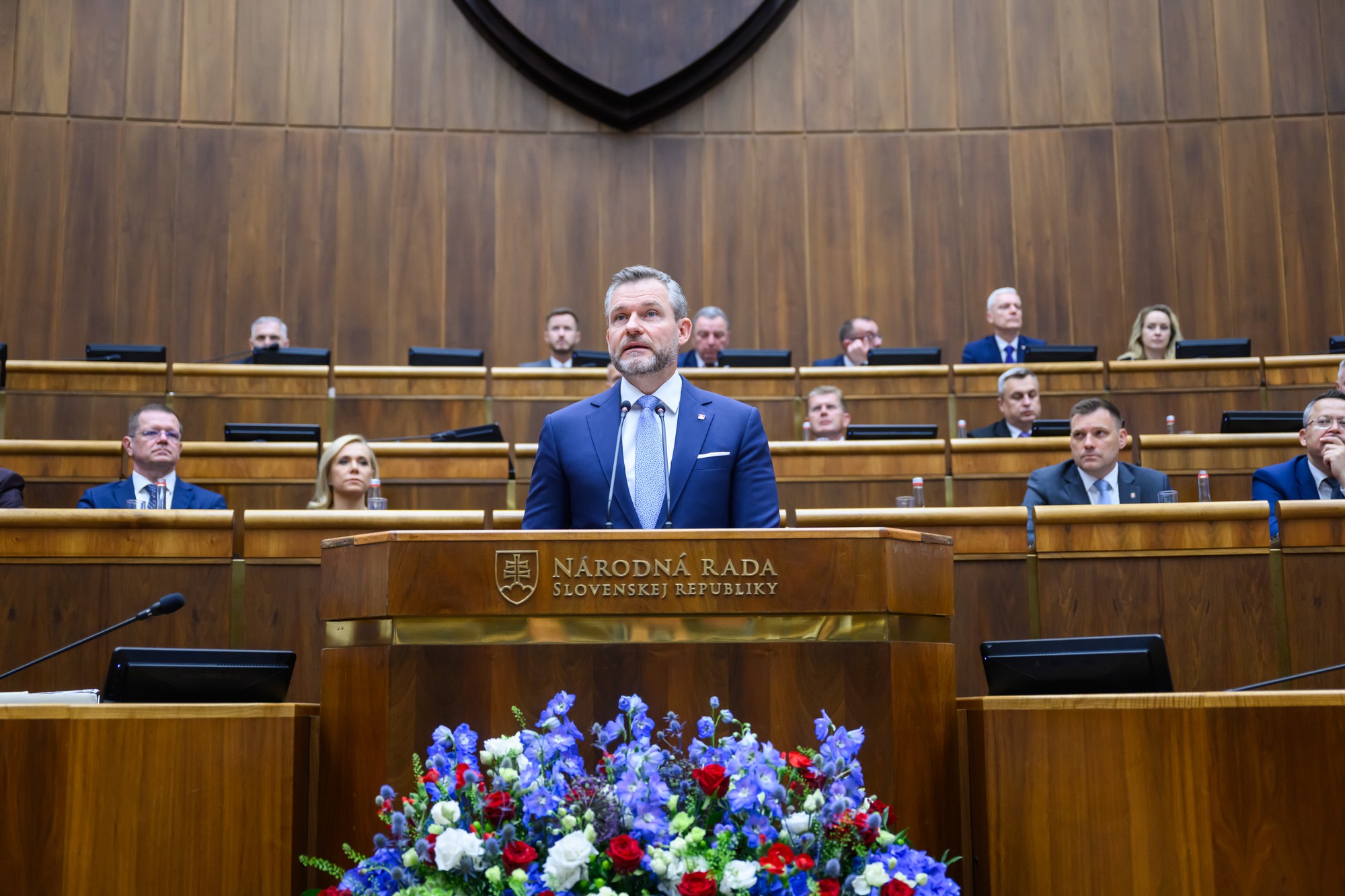 Peter Pellegrini predstavil správu o stave SR v parlamente.