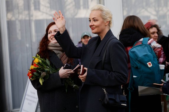 W Berlinie na demonstracji pojawiła się Julia Nawalna