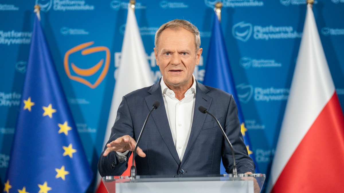 Przewodniczący PO Donald Tusk