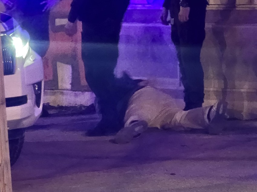 Hapšenje u centru Novog Sada