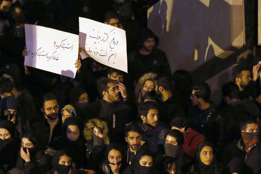 Protesty w Iranie.