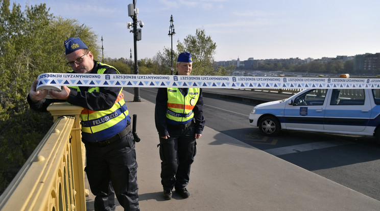 Lezárják a Margitszigetet / Fotó: MTI/Szigetváry Zsolt