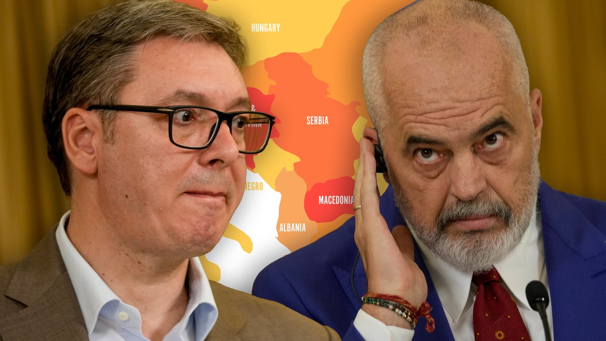 Aleksandar Vučić i Edi Rama